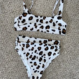 Leopard Print Bikini Set